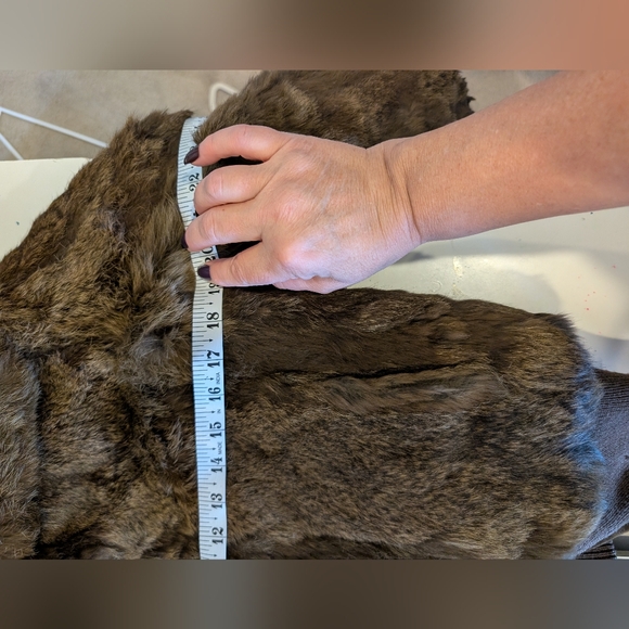 Luxurious Vintage Authentic Rabbit Fur Bomber Jacket - Picture 14 of 15
